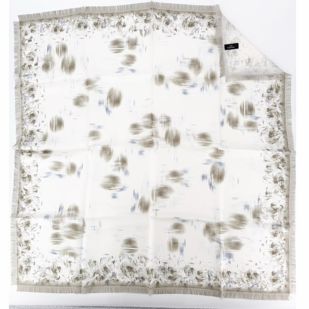 Jim Thompson Abstract Thailand Silk Scarf